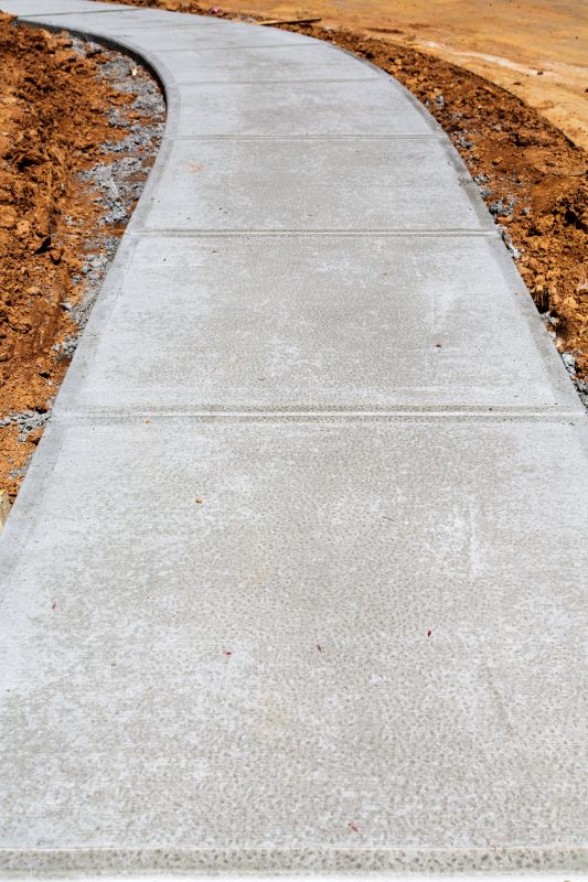 Concrete Curbing in Dry Conditions